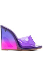 Le Silla mules à semelle compensée 110 mm - Violet