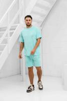 Malelions Signature Towelling Zomerset Heren Lichtblauw - Maat S - Kleur: Lichtblauw | Soccerfanshop