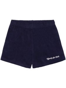 Sporty & Rich short Ny Tennis Club Terry en coton - Bleu