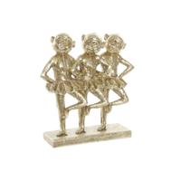 Decoratieve figuren DKD Home Decor FZ-91957 Gouden Koloniaal Aap Overalls 23 x 9,5 x 24 cm