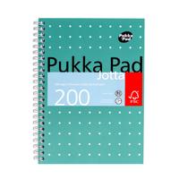 Notitieboek Pukka Pad Jotta A5 lijn 200 pagina's 80gr groen | 3 stuks