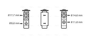 Expansieventiel, airconditioning PR1048