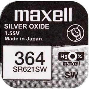 Maxell SR0621SW Wegwerpbatterij SR60 Zilver-oxide (S)