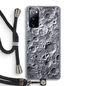Maanlandschap: Samsung Galaxy S20 FE / S20 FE 5G Transparant Hoesje met koord