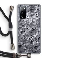 Maanlandschap: Samsung Galaxy S20 FE / S20 FE 5G Transparant Hoesje met koord Maanlandschap: Samsung Galaxy S20 FE / S20 FE 5G Transparant Hoesje met koord