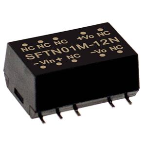 Mean Well SFTN01N-05N DC/DC-converter, SMD 200 mA 1 W Aantal uitgangen: 1 x Inhoud 1 stuk(s)