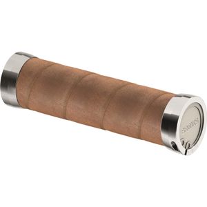 Handvatten Slender Leather grips 130mm honey