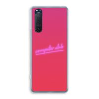 Vice Glow: Sony Xperia 5 II Transparant Hoesje