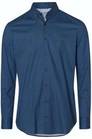 Pierre Cardin Tailored Fit Overhemd blauw, Bedrukt - thumbnail