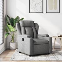 Relaxfauteuil Donkergrijze Stof