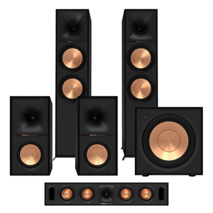 Klipsch: R-800F 5.1 Home cinema systeem - Zwart