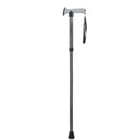 Wandelstok / loopstok opvouwbaar - aluminium - tot 93 cm - thumbnail