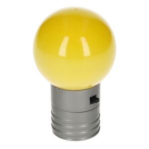 Geel magneet LED lampje 4,5 cm   -