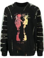 Stain Shade x Hiroshi Fujiwara sweat à imprimé graphique - Noir - thumbnail