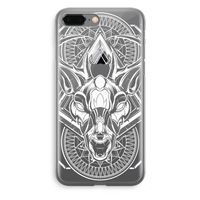 Oh Deer: iPhone 8 Plus Transparant Hoesje Oh Deer: iPhone 8 Plus Transparant Hoesje