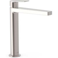 Wastafelkraan Tres Project | Opbouw | Mengkraan | Hoog model | 1-hendel | Rond | RVS look