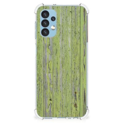 Samsung Galaxy A13 (4G) Stevig Telefoonhoesje Green Wood Samsung Galaxy A13 (4G) Stevig Telefoonhoesje Green Wood