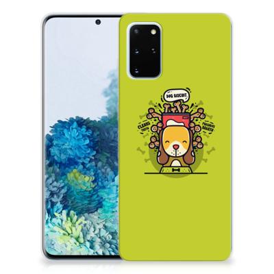 Samsung Galaxy S20 Plus Telefoonhoesje met Naam Doggy Biscuit Samsung Galaxy S20 Plus Telefoonhoesje met Naam Doggy Biscuit