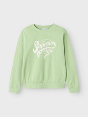 Name it zomer sweater meisjes - groen - Nkfvenus