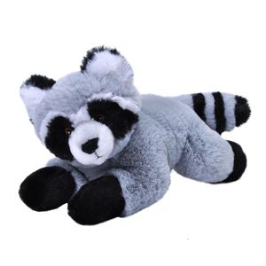 Pluche knuffel dieren Eco-kins wasbeer van 24 cm   -