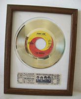 Gouden plaat The Beatles - Penny Lane - thumbnail
