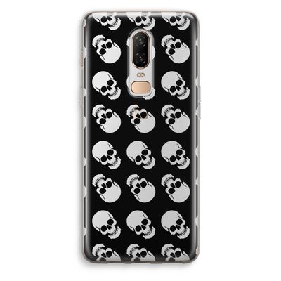 Musketon Skulls: OnePlus 6 Transparant Hoesje
