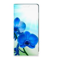Motorola Moto G13 | G23 Smart Cover Orchidee Blauw - Cadeau voor je Moeder