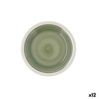 Dessertbord Quid Calypso Groen Keramisch Ø 19 cm (12 Stuks)