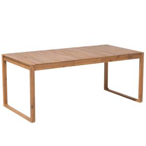 Beliani SASSARI - Eettafel-Lichte houtkleur-Acaciahout