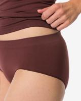 HEMA Dameshipster naadloos micro donkerbruin (donkerbruin)