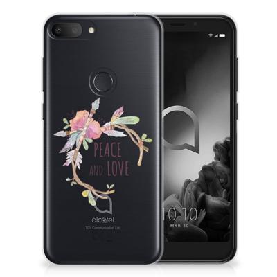 Alcatel 1S (2019) Telefoonhoesje met Naam Boho Text Alcatel 1S (2019) Telefoonhoesje met Naam Boho Text