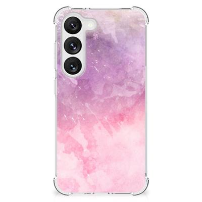 Back Cover Samsung Galaxy S23 Pink Purple Paint Back Cover Samsung Galaxy S23 Pink Purple Paint
