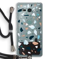 Terrazzo N°13: Sony Xperia XZ2 Compact Transparant Hoesje met koord