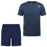 Cruyff Recovery Trainingsset Donkerblauw Zwart Zilver Roze Cruyff Recovery Trainingsset Donkerblauw Zwart Zilver Roze