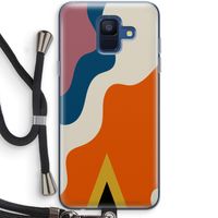 Noor A: Samsung Galaxy A6 (2018) Transparant Hoesje met koord