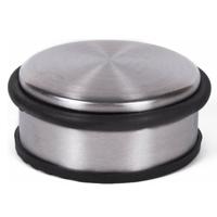 Benson Deurstopper - RVS - rond - 4,5 x 11 cm - 1 kg - deurstop - zilver