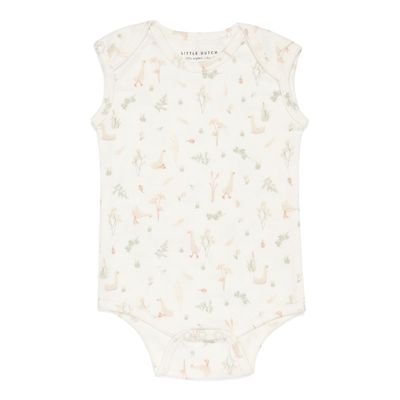 Little Dutch romper mouwloos Little Goose White-74-80