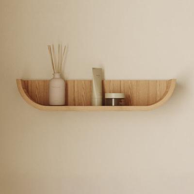 Kave Home Wandplank 'Salaya' Essen, 60cm, kleur Naturel