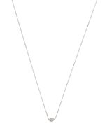 Djula collier en or blanc 18ct orné de diamants - Argent