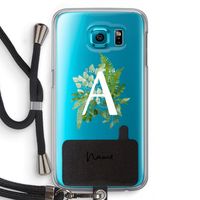 Green Brush: Samsung Galaxy S6 Transparant Hoesje met koord