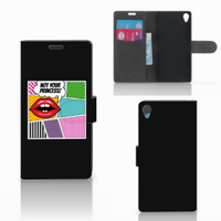 Sony Xperia Z3 Wallet Case met Pasjes Popart Princess