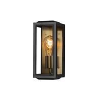 KonstSmide Zwart met gouden buitenlampCarpi - 7348-758