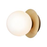 Nuura Liila 1 Small Wandlamp - Goud - Opaal