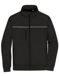 James & Nicholson JN1868 Hybrid Workwear Jacket - /Carbon/Black - 3XL