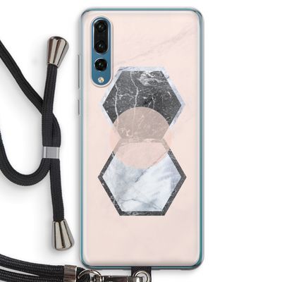 Creatieve toets: Huawei P20 Pro Transparant Hoesje met koord
