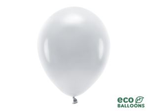 Pastel Zilvergrijze Ballonnen Premium Organic (10st)