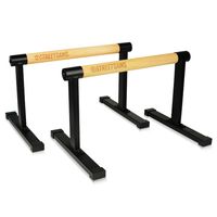 Houten Parallettes - Medium | StreetGains®