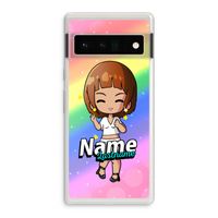 Chibi Maker vrouw: Google Pixel 6 Pro Transparant Hoesje