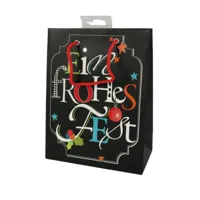Geschenktas Ein Frohes Fest 16,5 x 10 x 21,5 cm | 24 stuks