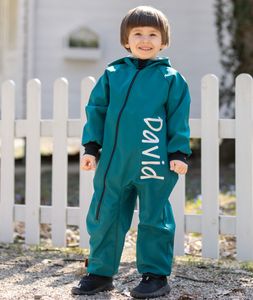 Waterproof Softshell Overall Comfy Jungle Green Jumpsuit